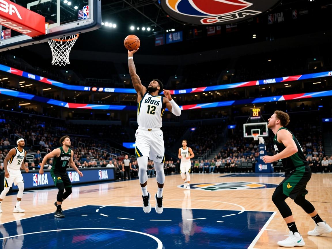 米切尔三分球致胜，爵士大胜