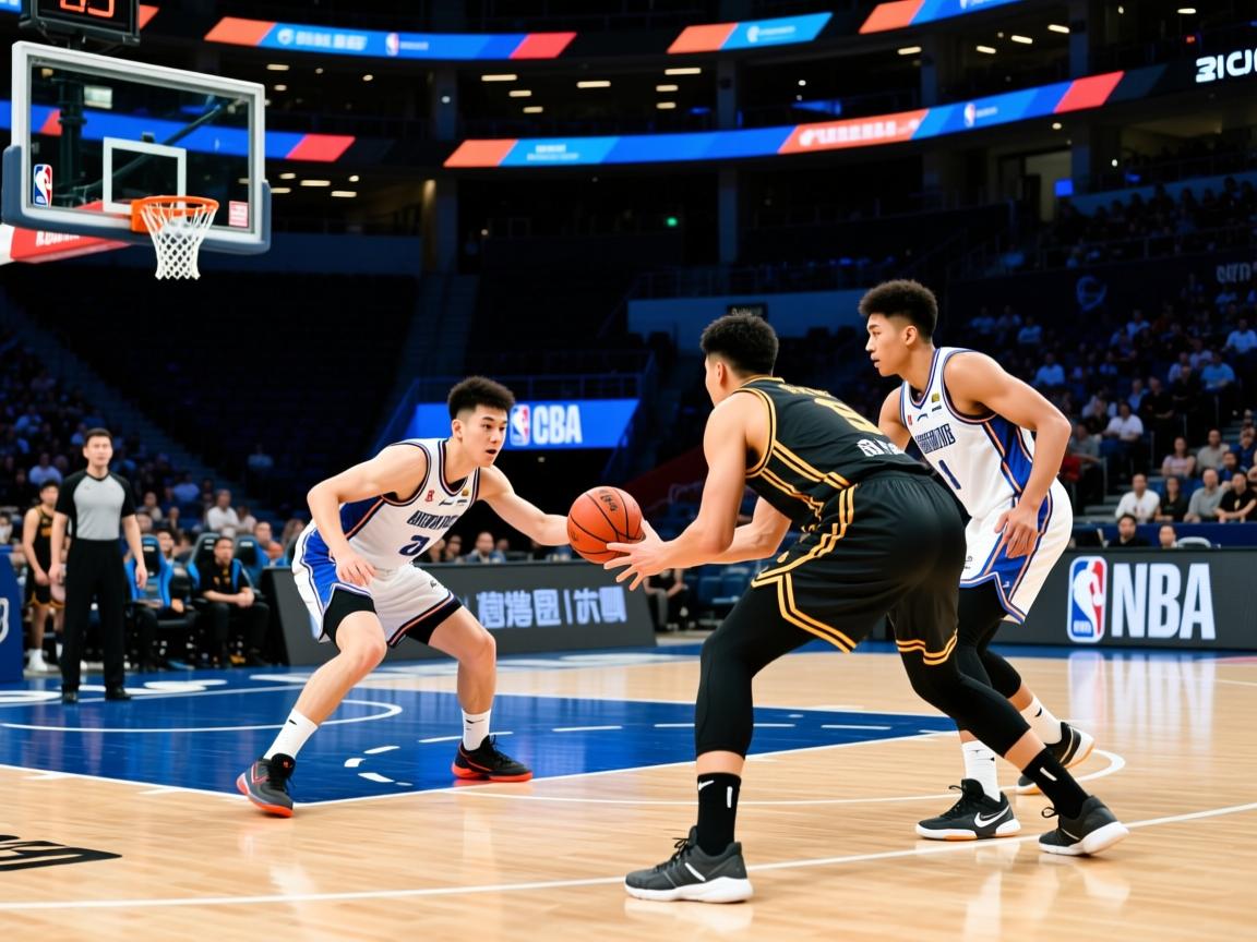 紧张对决球场上,球员们拼尽全力争夺胜利 第2张